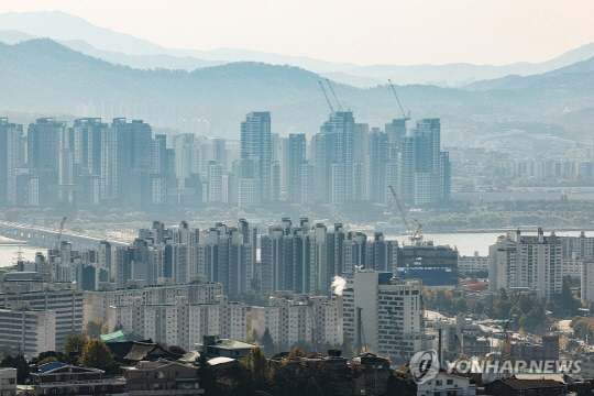서울시내 아파트 모습. 사진 연합뉴스